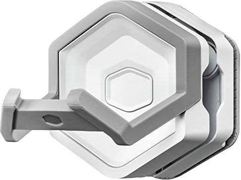 Cooler Master GEM Halterung für Peripheriegeräte wie Controller, Headsets, VR-Headset & Gaming-Pads – Magnetischer Haken trägt bis 2kg, Tragkraft auf nichtmagnetischen Oberflächen bis 1,5 kg – Weiß