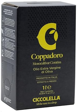 Huile d'Olive Extra Vierge Coppadoro Bag in Box 1 lt