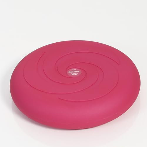 Fitness-Freund Balance-Kissen 36 cm für Rückentraining, Koordination, Ballsitzkissen, Made in Germany (berry)