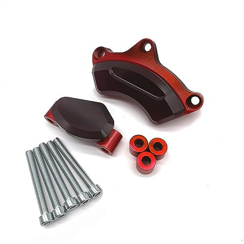 KSHSAA Für BMW S1000RR S1000R 2020 2021 2022 2023 Motorrad Motor Schutz Rahmen Slider Stator Abdeckung Schutz CNC Aluminium Crash-Pad (Farbe : Rot), YQJXYIG