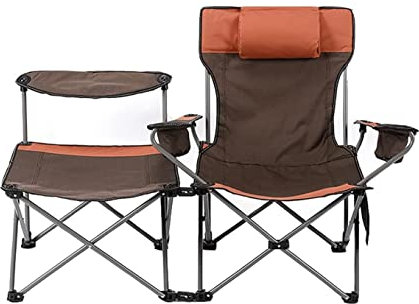 OUYUE Campingstuhl Outdoor-Strandstuhl Camping Klappstuhl Rückenlehne Tragbarer Freizeitsitz Sitzen Und Liegen Für Zwei Zwecke Angelstuhl (Color : C)