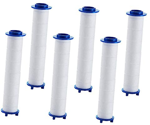 RORPOIR 12stücke Pp Baumwolle Ersatzfilter Für Duschkopf Hochdruckduschfilter Mit Effektivem Schmutzfang Einfache Installation Und Schnelles Trocknen Geeignet Für Sauberes Wasser