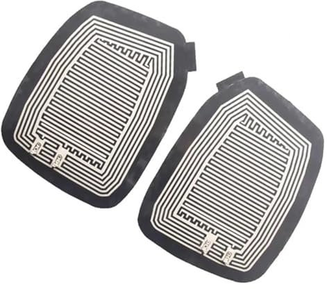 ASHILD Miroir Rétroviseur Extérieur Tapis Chauffant pour Rétroviseur De Voiture DC 12 V - Tapis Chauffant pour Rétroviseur Latéral - Tapis Chauffant pour Rétroviseur Latéral - 2 Pièces(Only Pad)