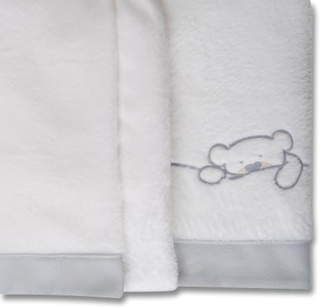 Juego Sábanas Maxicuna Coralina 100% para Cunas/Cama de 70X140 cmtrs. Cálida, Hipersuave, Hipoalergénica. Incluye Sábana Bajera, Encimera y Funda de Almohada. (Sweet Bear)
