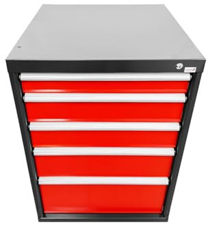 PAULIMOT Schubladenschrank 725 x 750 x 1.000 mm (B x T x H) mit fünf Schubladen