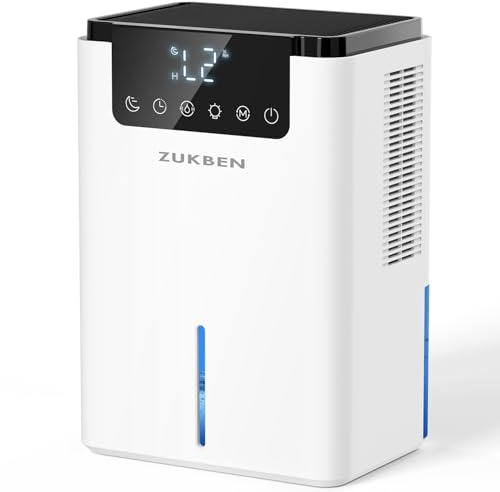 Dehumidifiers for Home,2300ml air Dehumidifier with 12H Timer,Auto Shut Off,7 Colors LED Light,Sleep Modes,670 ml/Day, Quiet Dehumidifier for Bathroom Bedroom Basement