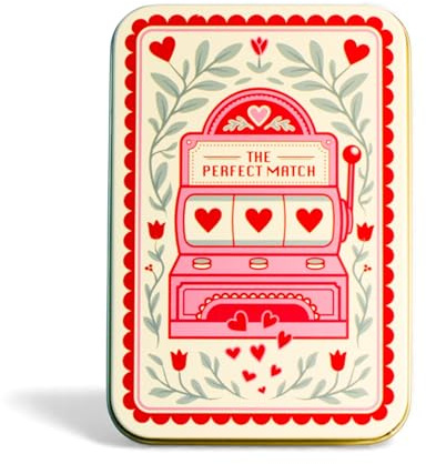 TINIT Match Tin | The Perfect Match - Storage Box Matches Firelighter Lighter Gift Storage Unique Present Birthday Wedding Anniversary Favour Home Housewarming Aesthetic Kitchen Decor | PERFECT MATCH