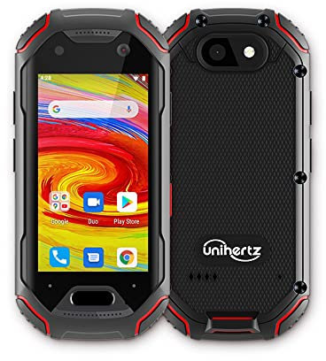 Unihertz Atom - The World's Smallest 4G Rugged Smartphone with Android 9.0 Pie, Unlocked, 4GB RAM, and 64GB ROM, Water-Resistant and dustproof(NO charger)