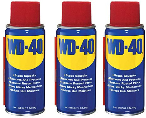 WD-40 Multi Use Lubricant On the Go Handy Can with Straw, 2.75 Ounce (3 Pack)