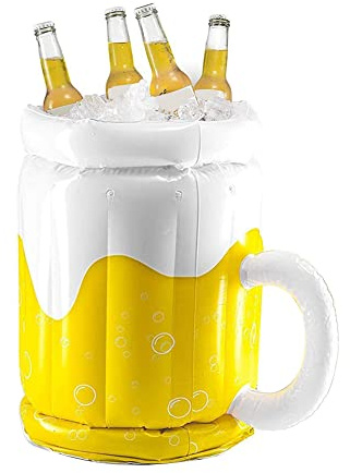 Portavasos inflables para Piscina, portabebidas hinchables, Puerta de | cerveza flotante, PVC, bandeja flotante para posavasos hinchables, para piscina, playa, agua, juguetes de noche, piscina