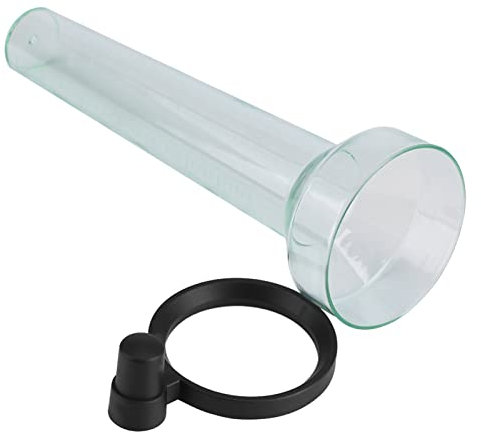 Syrisora Pluviomètre en plastique - Mesure précise pour jardin, extérieur, cour, capacité de 35 mm
