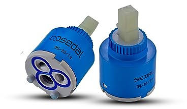 KEOKBON 35mm Keramik Kartusche, Wasserhahn-Ventil für Einhand Armaturen, Mischbatterie Ventil Ersatz, 1 Stück