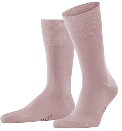 FALKE Herren Socken Tiago M So nachhaltige Fil D'Ecosse Baumwolle einfarbig 1 Paar, Rosa Rose 8740, 43-44