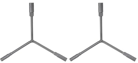 sourcing map Y-förmiger 3-Wege-Steckschlüssel, 8 mm, 10 mm, 12 mm, langer Arm, Y-Typ, 6-Punkt-Innen-Sechskantschlüssel, Drehmomentschlüssel für Fahrrad, Radfahren, Reparatur, Hardware, Werkzeuge,