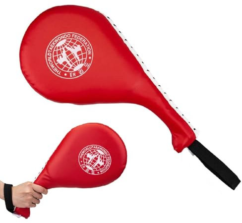 Kiuiom Box-Pad, Pads für Kickziele, Doppelkick-Pad für Taekwondo, Karate und Kampfkunst, Karate-Kickbox-Training mit doppelter Klinge