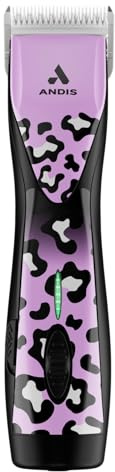 Andis 561458 Pulse Zr II Gabriel Feitosa Edition 5-Speed Detachable Blade Clipper, Cordless Animal/Dog Grooming, Removable Lithium Ion Battery, LED Charge Light, Wild Colorway