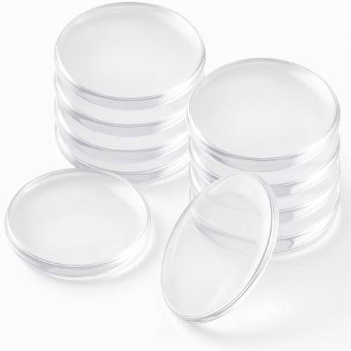 12PCS Door Stopper Wall Handle, Self-Adhesive Round Door Knob Wall Shield, Noise Dampening Bumper Pads for Handle Impact, Cushion Door Guard for Home, Office & Furniture Protection