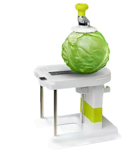 Genérico Rallador De Repollo, Cortador De Verduras con Cuchilla De Acero Inoxidable, Rallador De Queso Multifunción Manual, Herramienta De Corte De Cocina para El Hogar