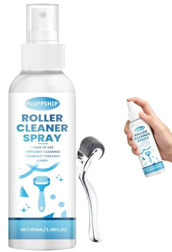 Derma Roller Cleaner Spray, Derma Roller Sanitize Cleaner & Maintenance Spray, Deeply Microneedling Rollers Cleaners for Beard Roller, Microneedle Pens, Skin Needling Rollers,Beauty Tools, Easy to Use