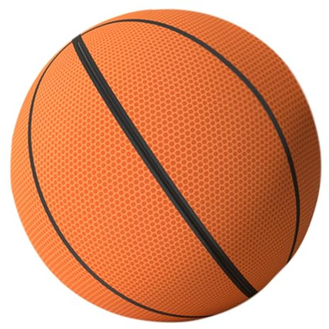 Palloni da basket silenziosi in schiuma per allenamento indoor, palloni da basket senza rumore per allenamento al chiuso per palleggi silenziosi per gli amanti del basket, taglia (Orange3, One Size)