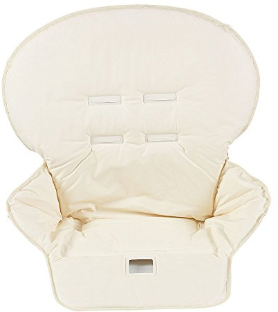 Andy & Helen A062 Couvre Chaise haute universel coussin avec bordure, beige