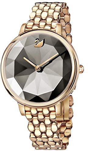 Swarovski Orologio Crystal Lake Bracciale di metallo grigio oro rosa 5416023