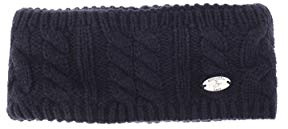 Stirnband Ohrwärmer Neckwarmer fluffy fleece Damen Navy
