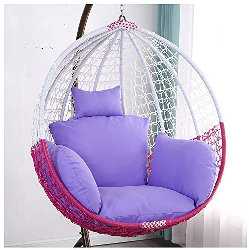 YLXD Hängesessel Kissen,Hängesessel Schaukelstuhl Kissen für Außenbereich, Garten, Terrasse, Hängestuhl Kissen Auflagen Polster für Schwingsessel(Ohne hängenden Stuhl)