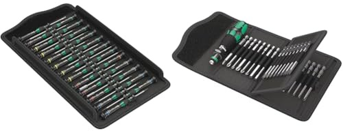 Wera 05134000001 Kraftform Micro Big Pack 1 Schraubendrehersatz, 25-teilig & Kraftform Kompakt 62, 33-teilig, 05059297001