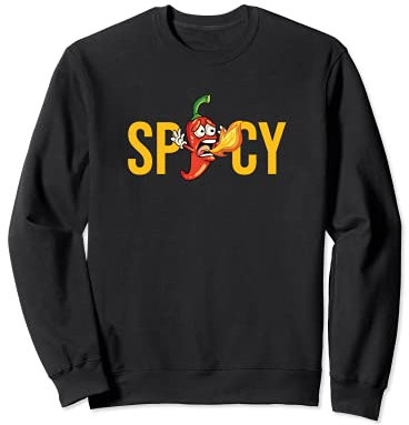 Chile picante Pimienta Española Pepperoni Jalapeño Sudadera