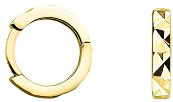 SOFIA MILANI - Damen Ohrringe 925 Silber - vergoldet/golden - Kaleidoskop Gemustert Creole - E1479