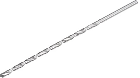 sourcing map Brocas helicoidales de 7 mm, vástago recto de acero de alta velocidad, broca extralarga de 250 mm de longitud para madera, plástico y aluminio