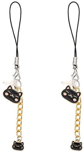 Gatuida 2 Stück Handy-lanyard mit Batterieloch Entzückende Katze Leicht Zu Reinigen Verlängert Ihr Rücksichtsvoll für alle