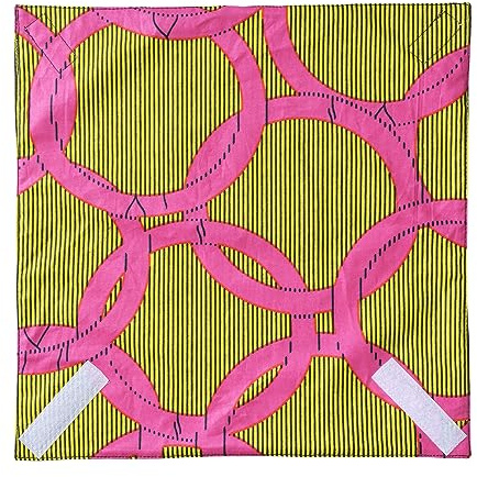 Reusable Sandwich Wrap - Washable, Leakproof, Double-Layered, Fabric, Foldable, Space Saver Sandwich Bag - Zero Waste Alternative to Cling Film, Aluminium Foil, Plastic Containers. (Pink)