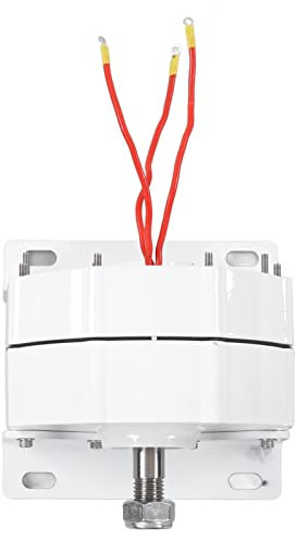 500-W-Elektrogenerator, Bürstenloser Generator 50 Hz, 500 W, 600 U/min, 3-Phasen-Permanentmagnet-Elektrogenerator mit Sockel und Lichtmaschinen und Generatoren (24V)