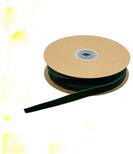 KONTONTY 1 Rolle Geschenkverpackungsband goldenes Paillettenband Satinband zum Verpacken von Geschenken Nähen trimmen Backband Samtband velvet ribbon Keine Schleife Stoffgürtel