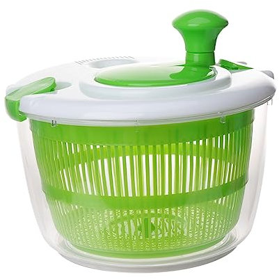 SHOWERORO Vegetable Dehydrator Salad Dehydrator Manual Drain Basket for Kitchen Washing Fruit and Vegetable Dryer