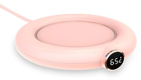 Chauffe-tasse, chauffe-café électrique avec 3 réglages de température et arrêt automatique 8 h, chauffe-boisson USB intelligent pour café, thé, eau, lait, cacao