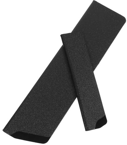 Amosfun 2 Piezas Vaina De Cocinero Protector De Cuchillo Vaina Para Cuchilla Manga De Cuchilla De Protector De La Cubierta De La Titular Guardia Black