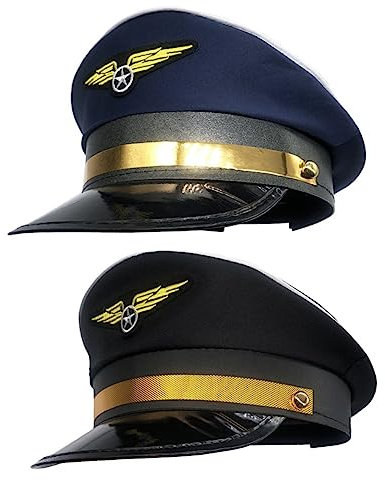 LIFKOME 2 Stück Matrosenmütze Kleid Uilot-hüte Flugbegleiter-cosplay-mütze Für Jungen Und Mädchen