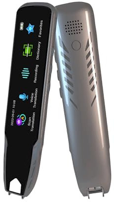 Language Translator Pen for Dyslexia - Offline Reader Pen Supports Real-Time Scan to OCR Text & Voice Translation, 112 Online Languades Dictionary Pens for Professionals, Meetings, Learning, Students
