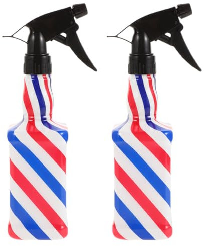 VINTORKY 2piezas Botellas Pulverizadoras De Agua Para Peinados y Cocina De Diseño Retro Portátil Para Limpieza y Uso Viajes Botella De Spray De Niebla Fina Para Mascotas y Jardín