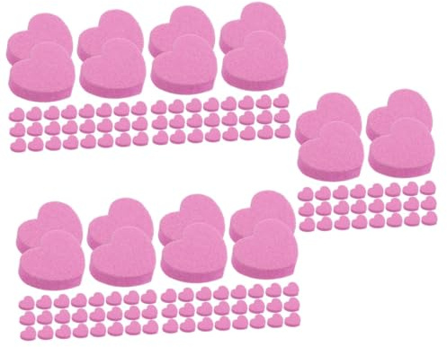 VALICLUD 5 Series Lima De Uñas De Manicura Exfoliante Bloque De Tampón De Uñas Suministro De Uñas Bloques De Búfer De Uñas Accesorios De Uñas Para Técnico De Uñas Esponja Rosa 50 Piezas X 5