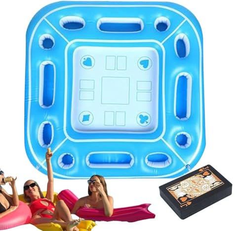 Generisch Schwimmender Pool Spieltisch | Aufblasbare Pool Ablage,Tragbarer Wasserdichter Schreibtisch Für Kinder Outdoor Sommers Strandurlaub Erwachsene See