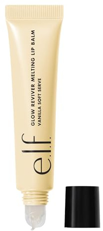 e.l.f. Glow Reviver Melting Lip Balm, Hydrating Tinted Lip Balm For A Glossy Finish & Soft, Supple Lips, Vegan & Cruelty-Free, Vanilla Soft Serve