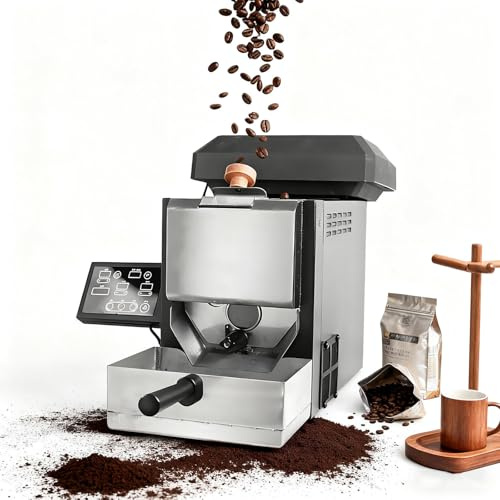 Torréfacteur à café électrique 300 g, torréfaction Automatique, torréfacteur de Grains de café Intelligent pour la Maison, Affichage numérique, Modes Automatique et Manuel