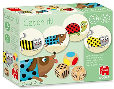 Goula - Catch It! Juego de mesa preescolar de agilidad visual para niños a partir de 3 años