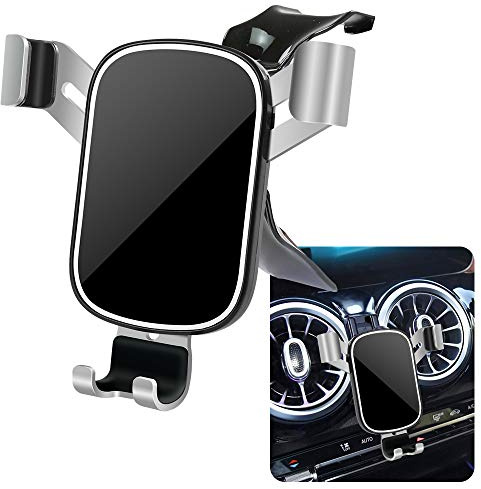 LUNQIN Car Phone Holder for Mercedes Benz GLA-Class 2021 2022 2023 2024 2025 2026 GLA250 AMG 35 45 Auto Accessories Best Cell Phones Mount Cellphone Mobile Cradle Charging GPS Bracket Screen Stand