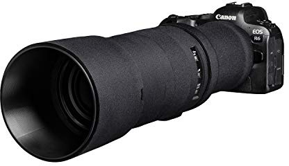 easyCover - Lens Protection Camouflage Cover - Objektivschutz - Schutz für Ihr Kameraobjektiv - Geeignet für Canon RF 600mm F11 is STM - Schwarz