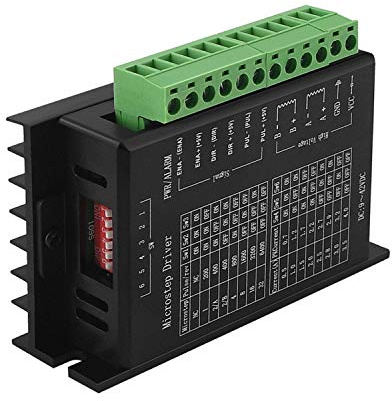 OUYZGIA Schrittmotortreiber TB6600 4A 9-42V 32 Segmente 1PCS | Kompatibel mit Nema17/23/34 2/4-Phasen Motoren, ideal für CNC Maschinen und 3D-Drucker